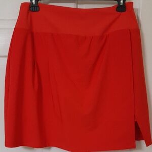 Chic Scarlet Mini Skirt